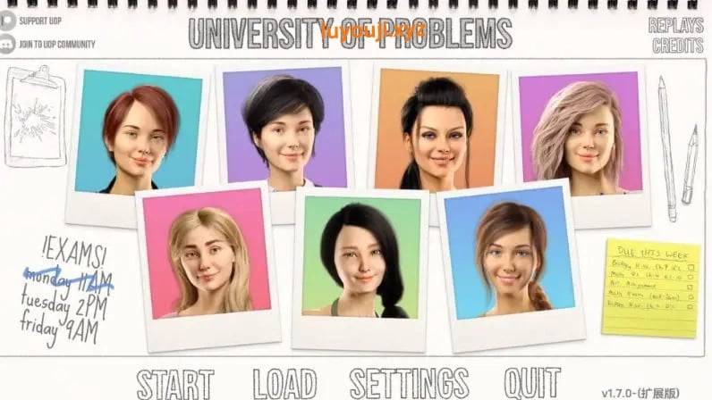 【PC/安卓/AI汉化/欧美/SLG游戏/17G】学院情缘 (University of Problems) Ver1.7.5 AI汉化版+PC+安卓+欧美SLG游戏+17G-中文绅士游戏下载,黄游,色情手机啊游戏,绅士漫画,里番