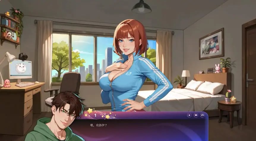 【PC/官中/日系/SLG游戏/1.51G】我的纸片人老婆直播爆红了 (My Waifu's Stream is Going Viral) 官方中文版+日系SLG游戏+1.51G