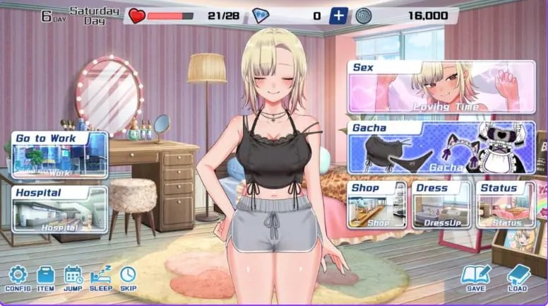 【PC/官中/互动/SLG游戏/340M】 辣妹的淘气屋 （GAL’s Naughty Room） Ver0.1.0 Demo 官中版+互动SLG游戏+340M
