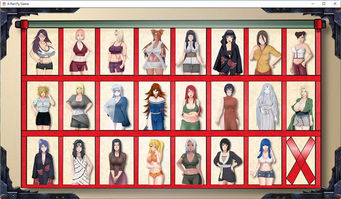 奇幻火影女忍训练:最终战争 v3.8 汉化版 PC+安卓 同人SLG游戏