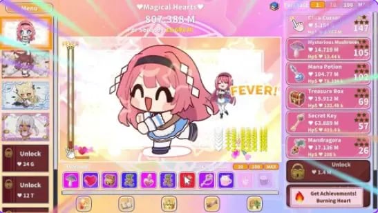 【PC/官中/休闲/SLG游戏/900M】萌系点击者 （Kawaii Clicker Reborn） 官中版+休闲SLG游戏+900M