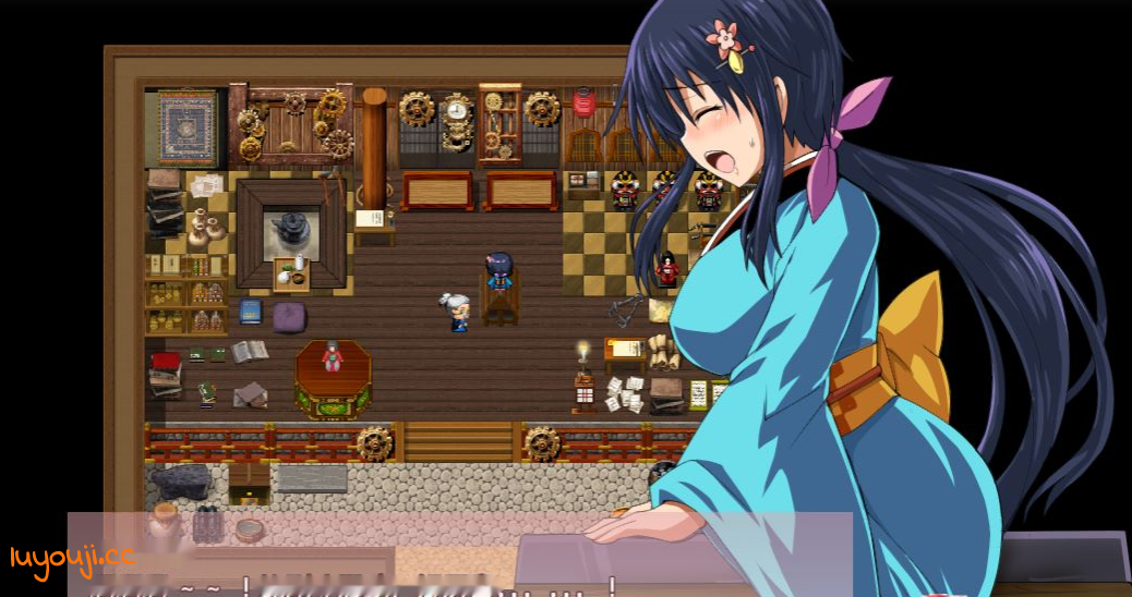【SD爆款RPG/汉化/动态】大型江户幻想RPG：女忍者花梨汉化版+存档 4G