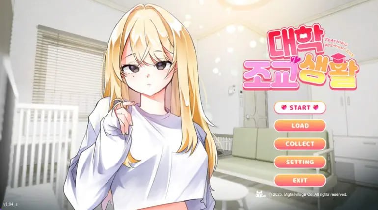 【PC/官中/养成/SLG游戏/1.1G】大学助教生活(Teaching Assistant Life)Ver1.11 官中步兵版+养成SLG游戏+1.1G