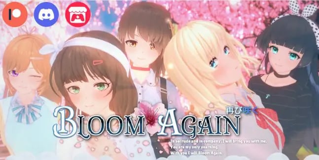 【PC/安卓/AI汉化/日系/SLG游戏/4.18G】再次绽放 (Bloom Again) Ver0.7 AI汉化版+PC+安卓+日系SLG游戏+4.18G