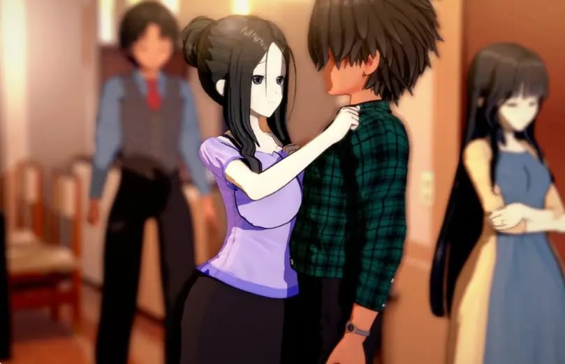 【PC/安卓/AI汉化/日系/SLG游戏/4.58G】黑玫瑰：情感交织的故事 (Black Rose -A Netori Story-) Ver0.5.7 AI汉化版+PC+安卓+日系SLG游戏+4.58G