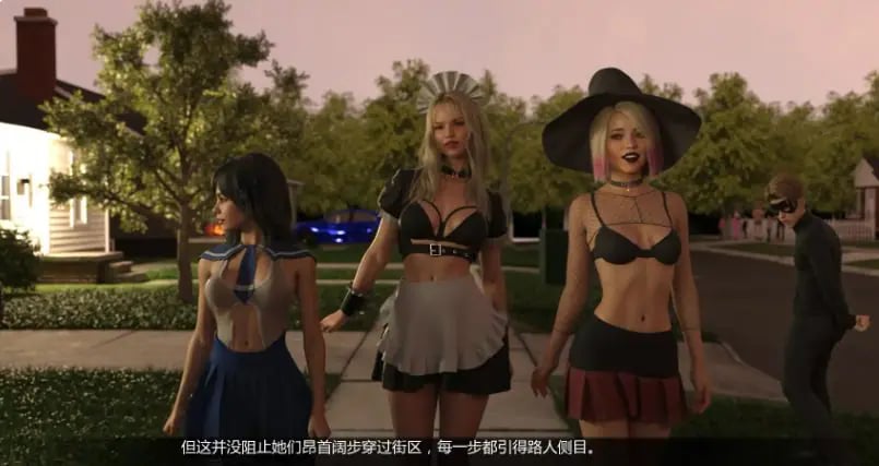 【PC/安卓/AI汉化版/3D/欧美/SLG游戏/1.29G】不给糖就挑逗 (Trick Or Tease) Ver1.0 AI汉化版+PC+安卓+欧美SLG游戏+1.29G