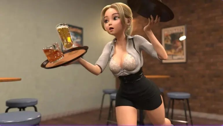 【PC/安卓/汉化/日式/SLG游戏/1.10G】 热辣女仆 （Spicy Waitress） Ver0.2 汉化版+PC+安卓+日式SLG游戏+1.10G