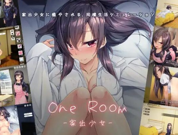 【PC/官中/互动/SLG游戏/1.40G】 1room -家出少女- (One Room: Runaway Girl) Ver1.23a 官方中文版+存档+互动SLG游戏+1.40G