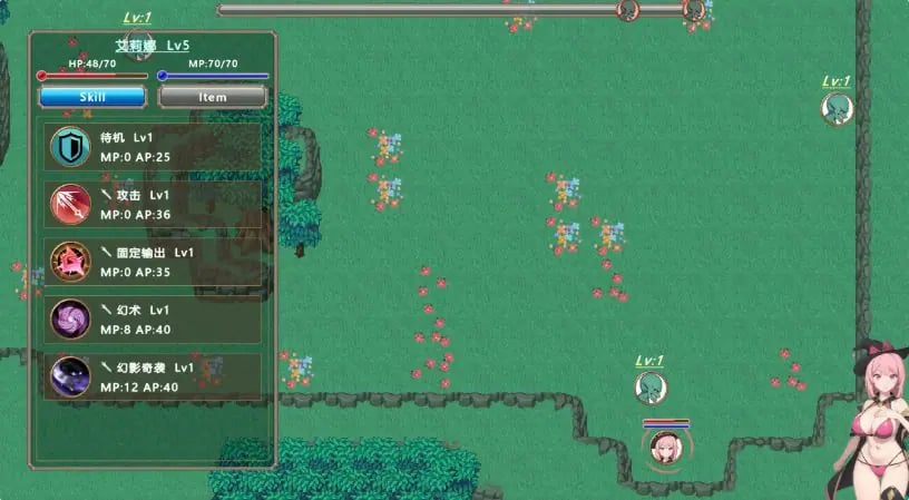 【PC/官中/日系/2D/RPG游戏/106M】被银魔诅咒的旅人 官方中文版+日系RPG游戏+106M