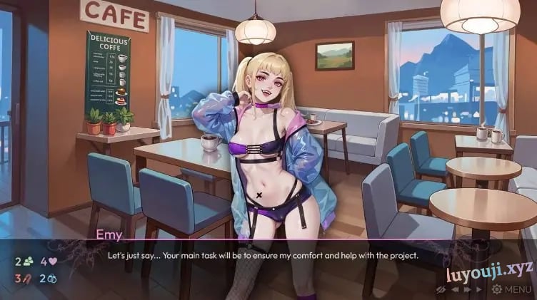 【PC/AI汉化/欧美/SLG游戏/4.78G】艾米直播秀起源:吸血鬼女王艾米 (EmyLiveShow Origins: Emy the Vampire Queen) AI汉化版+欧美SLG游戏+4.78G