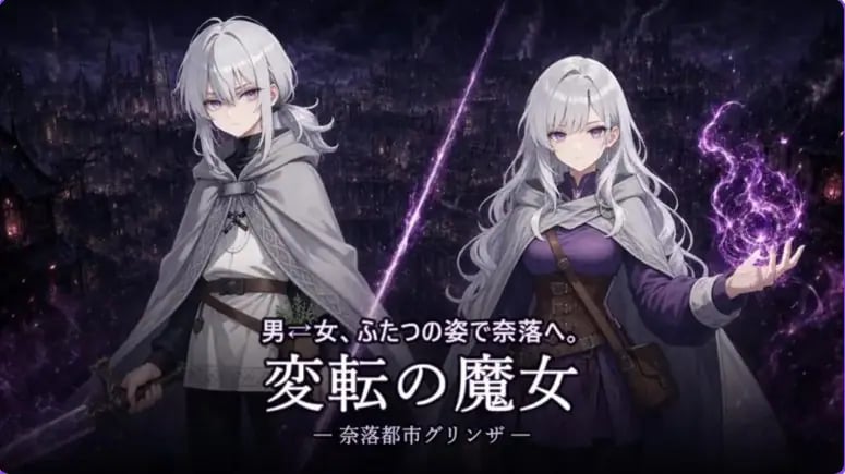 【PC/官中/日式/SLG游戏/950M】变转魔女 ――深渊都市格林扎―（変転の魔女 ー奈落都市グリンザ） Ver1.4.0 官中版+存档+日式SLG游戏+960M