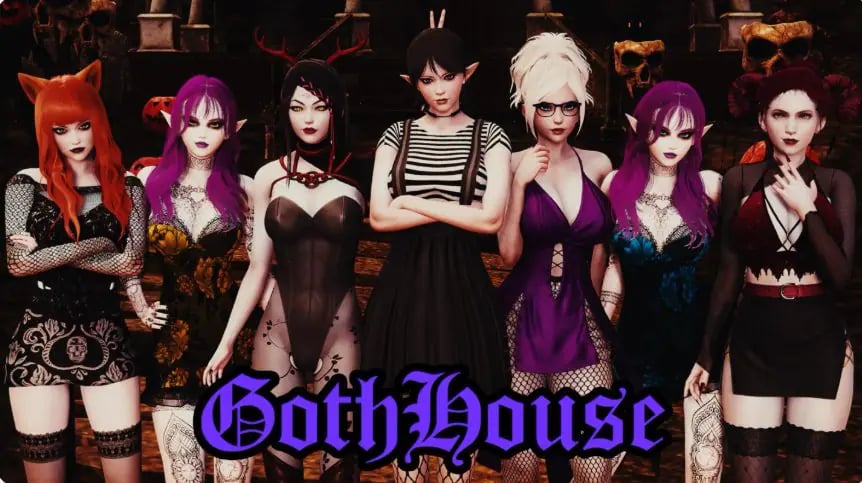 【PC+安卓/AI汉化/欧美/SLG游戏/1.51G】哥特之家 (GothHouse) Chapters 1-2 AI汉化版 PC+安卓+欧美SLG游戏+1.51G