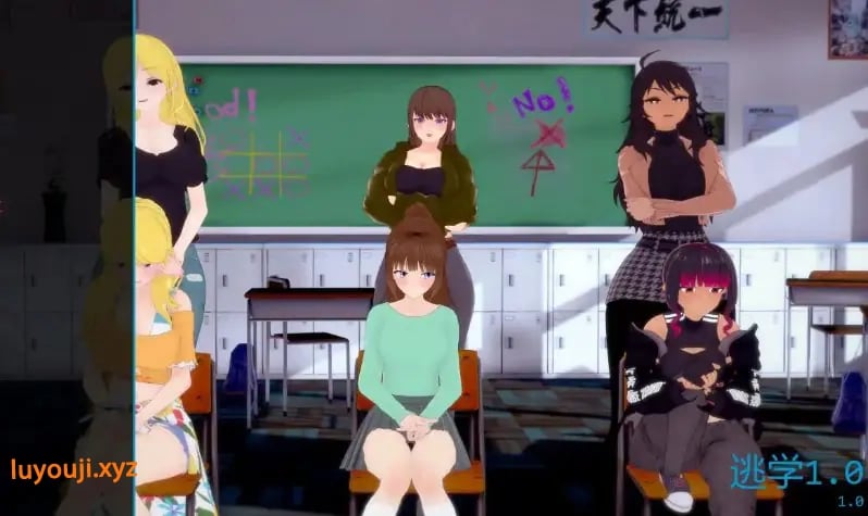 【PC/安卓/AI汉化版/3D/日系SLG游戏/0.97G】逃学 (Truancy) Ver1.0 AI汉化版+PC+安卓+3D日系SLG游戏+0.97G