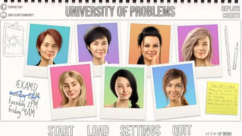 【PC/安卓/AI汉化/欧美/3D/SLG游戏/17.7G】学院情缘 (University of Problems) Ver1.8.0 AI汉化版+PC+安卓+欧美3DSLG游戏+17.7G-中文绅士游戏下载,黄游,色情手机啊游戏,绅士漫画,里番