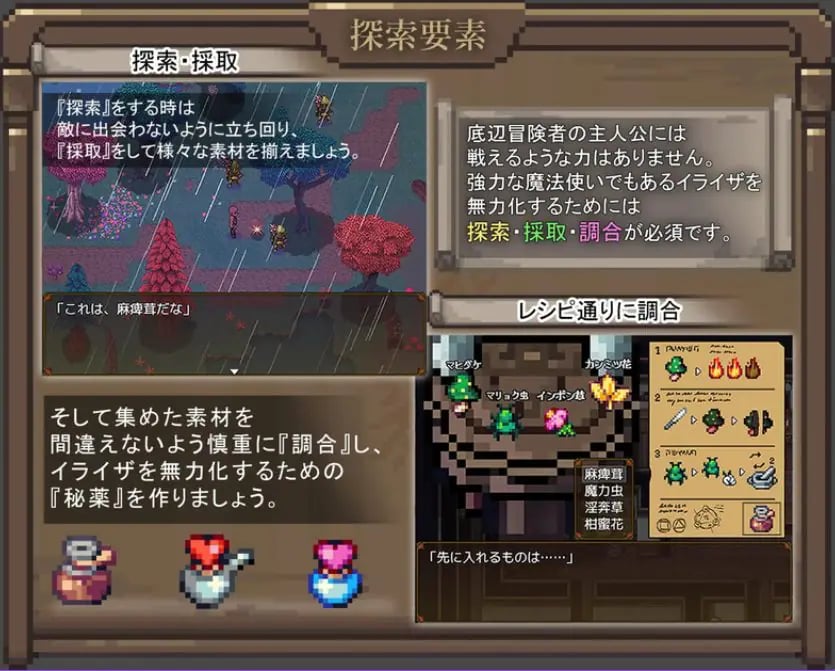 【PC/AI汉化/冒险/RPG游戏/1.30G】 伊莱莎的秘药 (イライザの秘薬) AI汉化版+冒险RPG游戏+1.30G