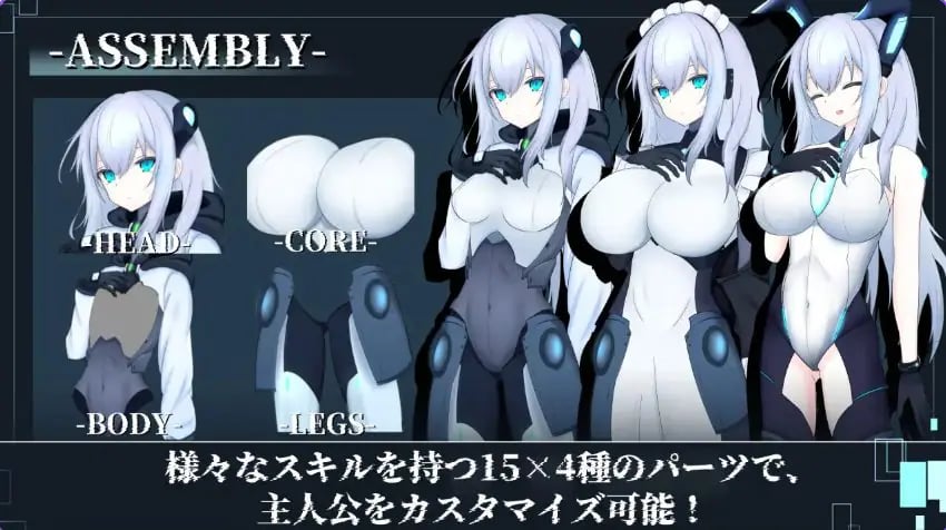 【PC/AI汉化/探索/RPG游戏/1.60G】 机械束缚 (トランスクラップ) AI汉化版+探索RPG游戏+1.60G