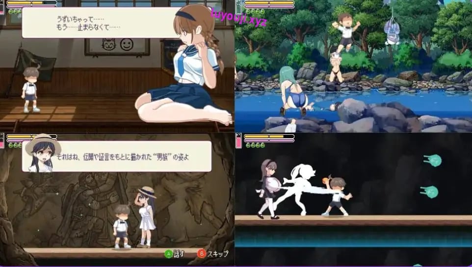 【PC/AI汉化/冒险/ACT游戏/3.50G】 魅惑♡超情村 (ゆうわく♡ドスケベ村) 内嵌AI汉化版+自带全回想+冒险ACT游戏+3.50G